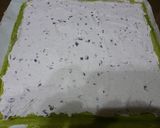 フワッ♡あずきクリームの抹茶ロールケーキ作り方16写真