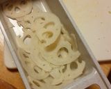 余った蓮根でパリッとチップス作り方1写真