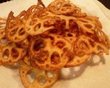 余った蓮根でパリッとチップス作り方3写真
