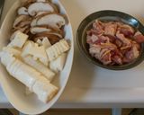 長芋と鶏肉の和風パスタ作り方1写真