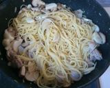 長芋と鶏肉の和風パスタ作り方6写真