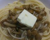 ✿簡単なめこパスタ✿作り方4写真