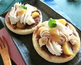栗とクリチと粒あん　＊甘塩＊和のマフィン作り方5写真