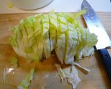 キャベツのアンチョビ風味作り方1写真