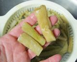 【芋がら（ずいき）のアク抜き・下拵え】作り方3写真