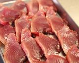 タルタルソースDEカツオの漬け☆作り方1写真