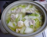 鍋キューブでパパッとポカポカ★鶏鍋～作り方3写真