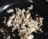 ほうれん草、玉子、豚肉の炒め物作り方3写真