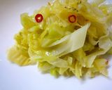 キャベツのアンチョビ風味作り方6写真