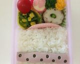 魚ソでドットリボン♪ ＊デコ弁＊作り方4写真
