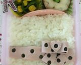 魚ソでドットリボン♪ ＊デコ弁＊作り方5写真