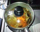 アツアツな豆腐のキムチチゲ風スープ作り方3写真