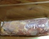 レンジで簡単 鶏肉の味噌マヨロール作り方3写真