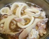 チンゲン菜とイカの中華炒め作り方1写真