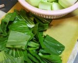 チンゲン菜とイカの中華炒め作り方2写真