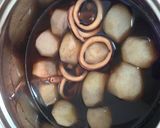 母の味☆里芋とイカの煮物作り方5写真