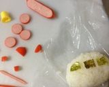キャラ弁！救急車作り方1写真