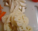 牛肉とレンコンの甘辛どんぶり作り方3写真