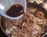 牛肉とレンコンの甘辛どんぶり作り方7写真