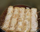 お弁当にも!冷蔵庫の残り物で油揚げ巻き作り方5写真