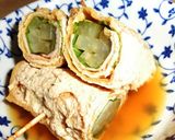 お弁当にも!冷蔵庫の残り物で油揚げ巻き作り方8写真