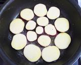 フライパンde粒あん入りさつまいもケーキ作り方3写真