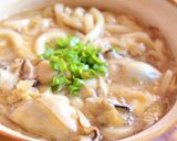 牡蠣玉あんかけうどん作り方6写真