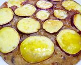 フライパンde粒あん入りさつまいもケーキ作り方12写真