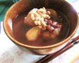 珈琲だんご＆栗入り　塩胡桃ぜんざい作り方9写真