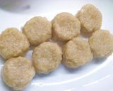 珈琲だんご＆栗入り　塩胡桃ぜんざい作り方6写真