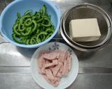 我が家のゴーヤーチャンプルー作り方1写真