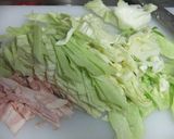 簡単！キャベツで朝ごはん☀卵の巣篭り風♪作り方2写真