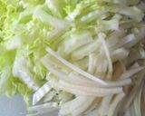 白菜と大根の皮のグラタン作り方1写真