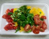 豚肉と彩り野菜のマヨしょうが炒め作り方1写真