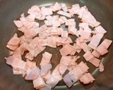 ベーコンと豆苗としめじの簡単炒め♪作り方2写真