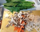 鍋一つで野菜たっぷりほうれん草のごま和え作り方1写真