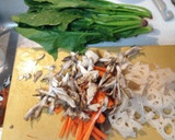 鍋一つで野菜たっぷりほうれん草のごま和え作り方1写真