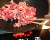 豚バラとゴボウ、九條ネギの味噌煮作り方1写真