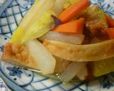 無加水鍋で・ひら天と野菜の煮物作り方6写真