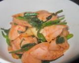 魚肉ソーセージニラキムチ炒め作り方4写真