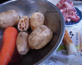 シャキシャキ蓮根とちくわのきんぴら♪作り方1写真