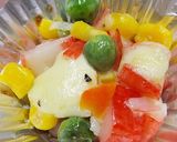 お弁当✿カラフル野菜かにかまマヨチー焼き作り方3写真