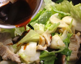 かぶと白菜の豚バラ旨味噌炒め。作り方11写真