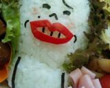 キャラ弁♡ LINEスタンプ2♪作り方7写真
