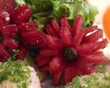 ✾簡単可愛いお弁当✾お花のウインナー✾✿作り方4写真