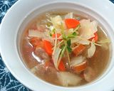 簡単＊速攻＊超基本の野菜たっぷりスープ♪作り方3写真