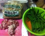 もやしとニラと豚バラと♪チャンプルー作り方1写真