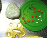 キャラ弁　クリスマスツリー作り方1写真