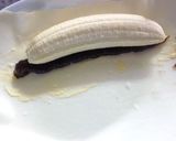簡単おやつ⋆つぶあん×バナナの焼き春巻き作り方3写真