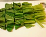 小松菜と豚挽肉の簡単ご飯作り方1写真